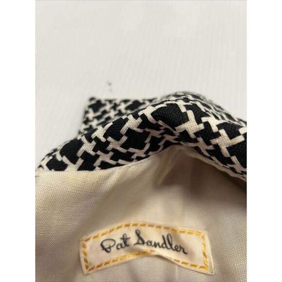 VTG Black White Mod Dress Classic 1970 Look by Pat Sandler for Raymonds S/M READ - Picture 8 of 9